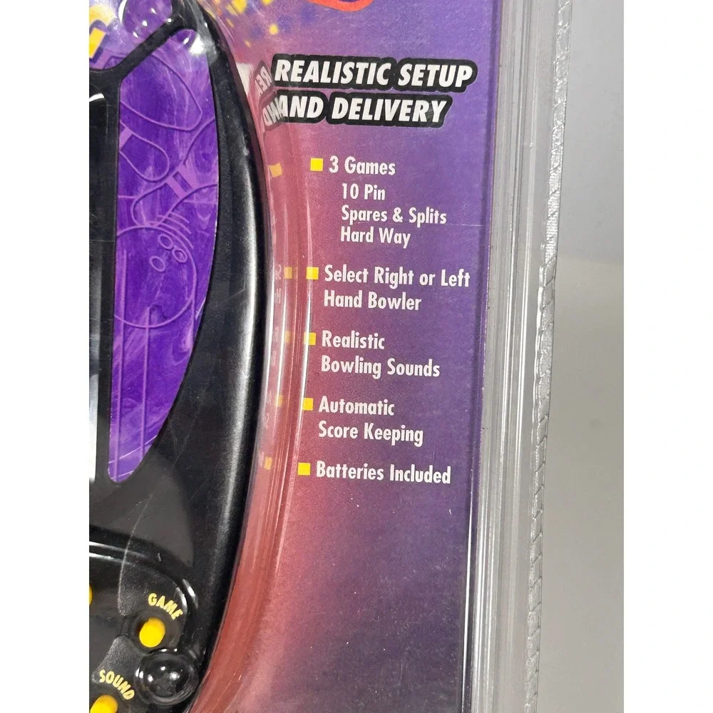 Radica King Pin Bowling Electronic Handheld Game Model 3733 CS7BA New Sealed